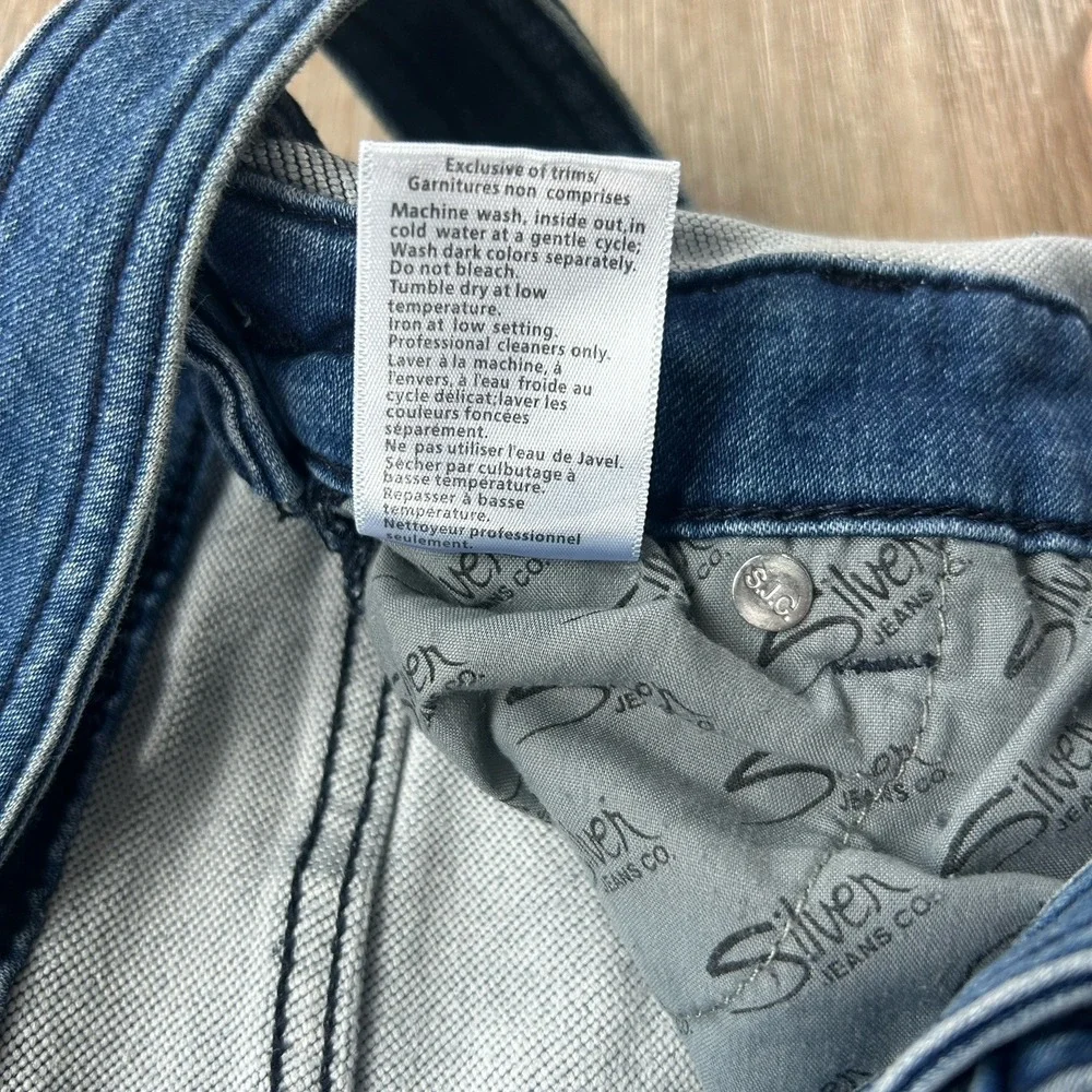 Silver Jeans Taylor Swift SWIFTIE Girls Youth Size‎ 14 Custom Denim Overalls
